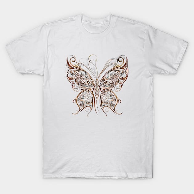 butterfly love T-Shirt by TriForceDesign